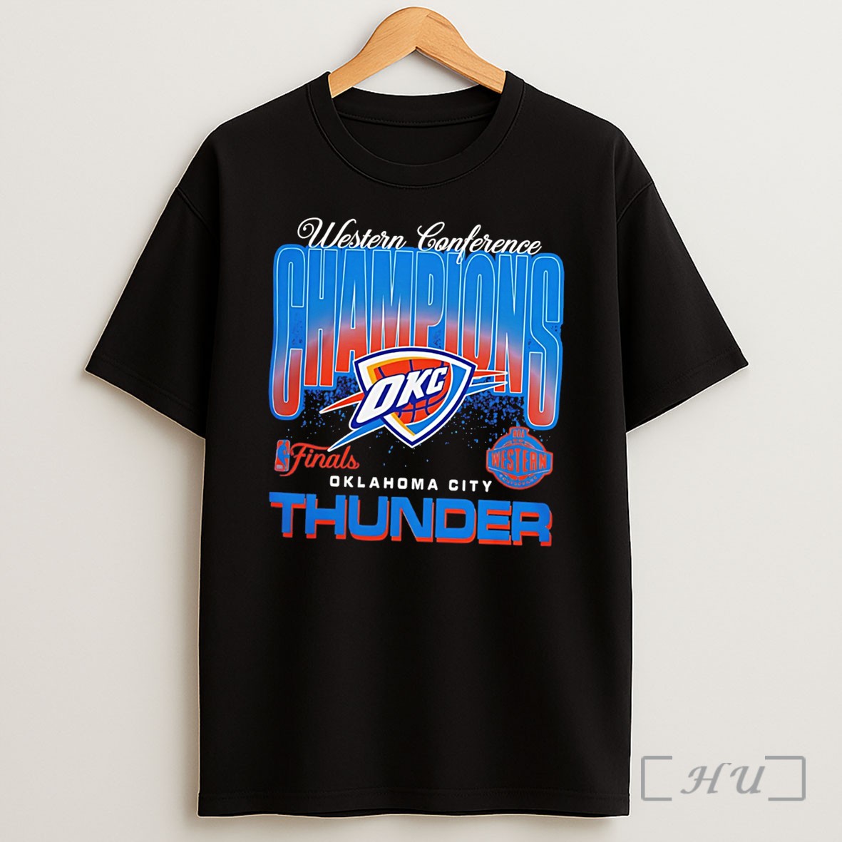Officials Okc Thunder 2026 Nba Western Conference Champions Heritage Tee Shirt