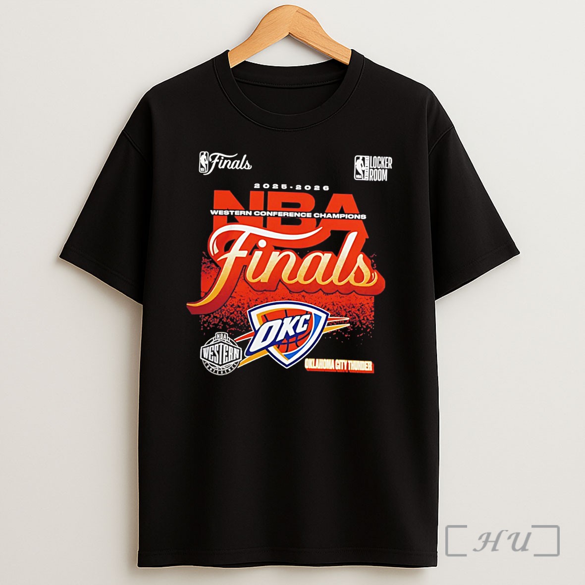 Officials Oklahoma City Thunder Basketball 2026 Nba Western Conference Champions Tee Shirt