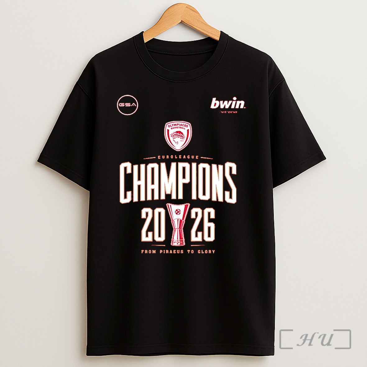 Officials Olympiacos B C Gsa Euroleague Champions 2026 1 Shirt