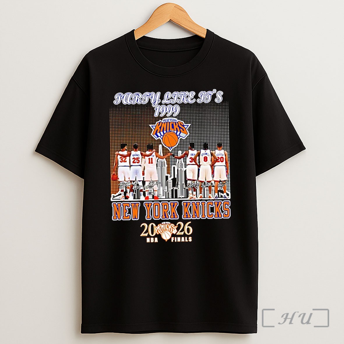 Officials Party Like Its 1999 New York Knicks 2026 Nba Finals Signatures Shirt
