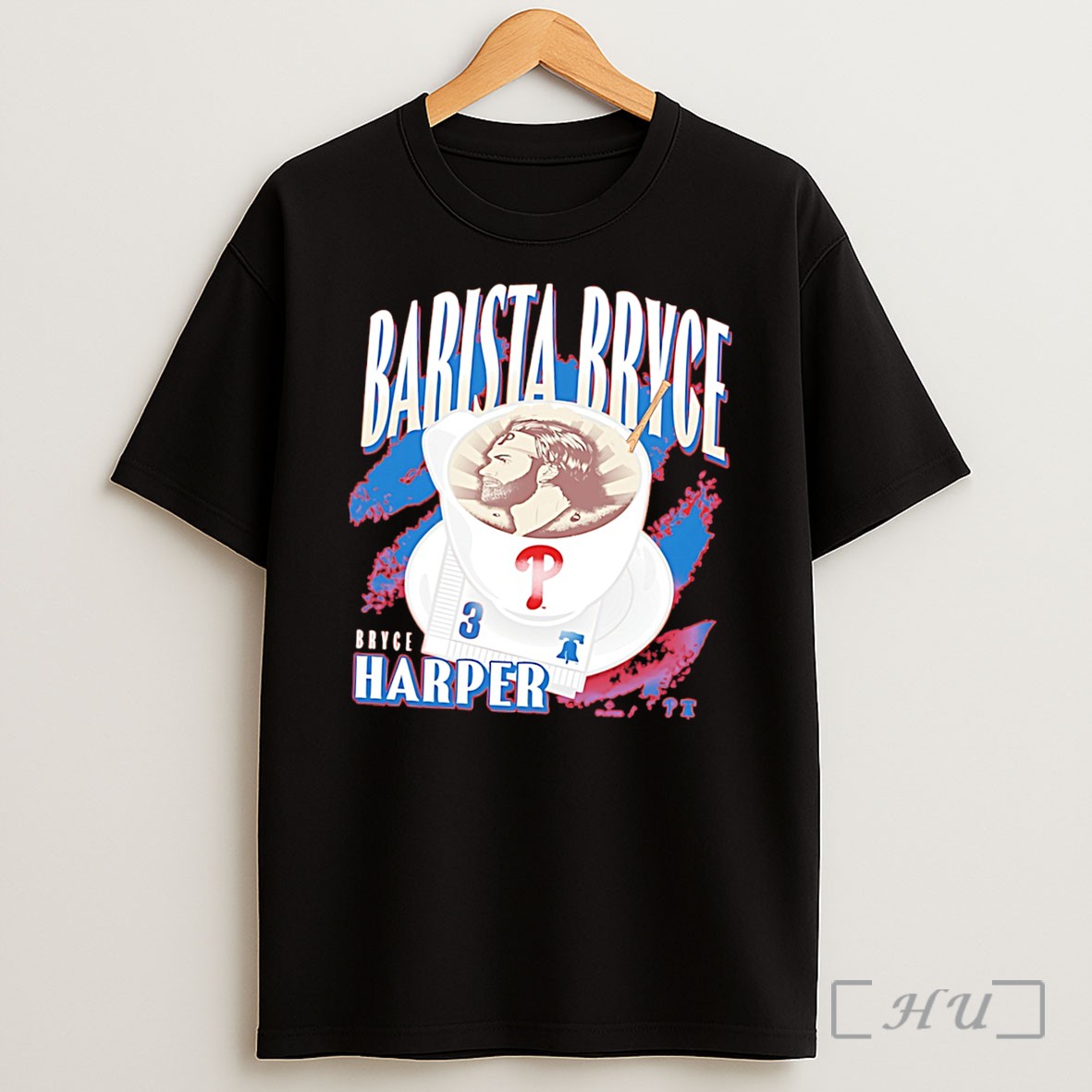 Officials Philadelphia Phillies Bryce Harper Barista Bryce Player Tee Shirt