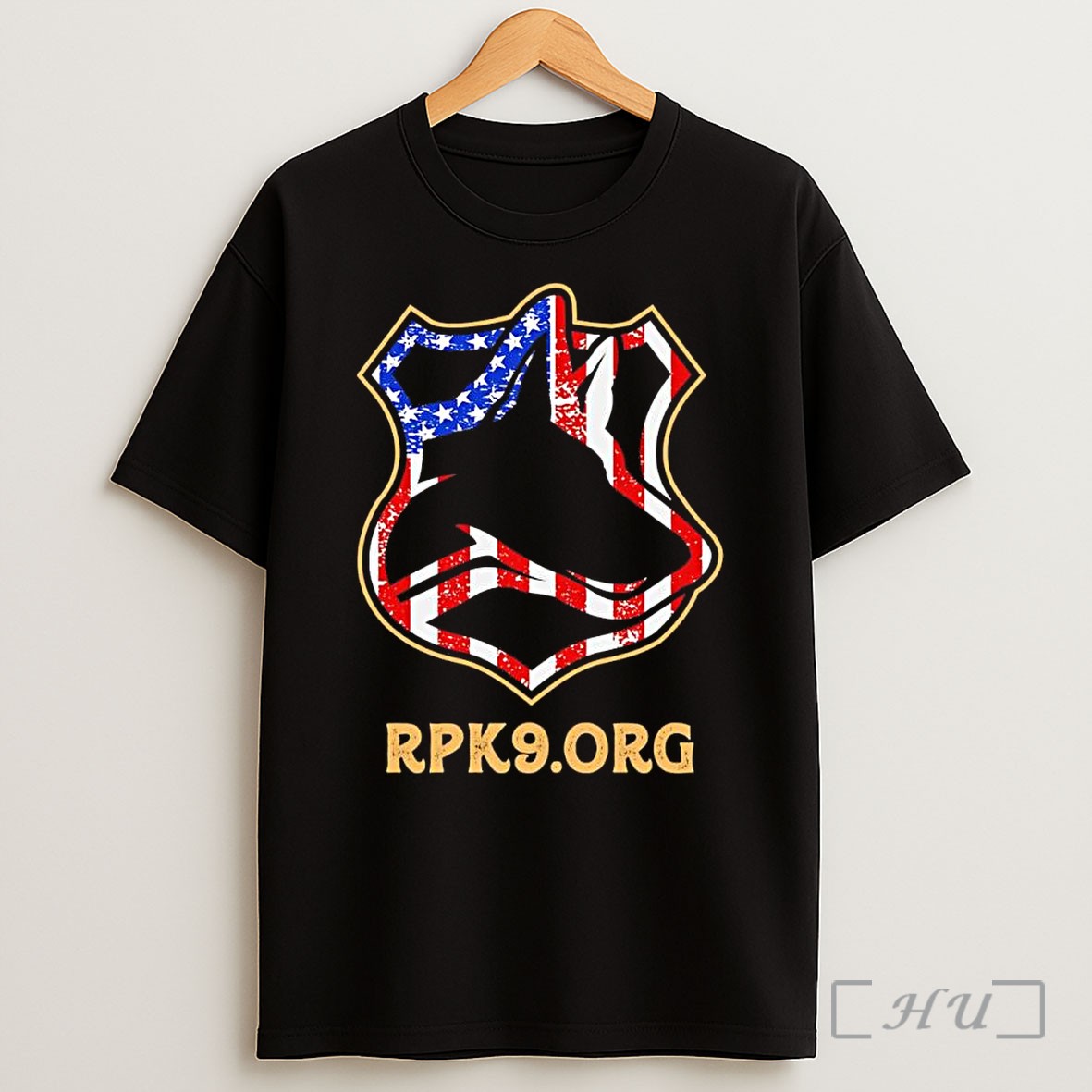 Officials Police K9 Dog Rpk9 Org American Flag Shield Shirt