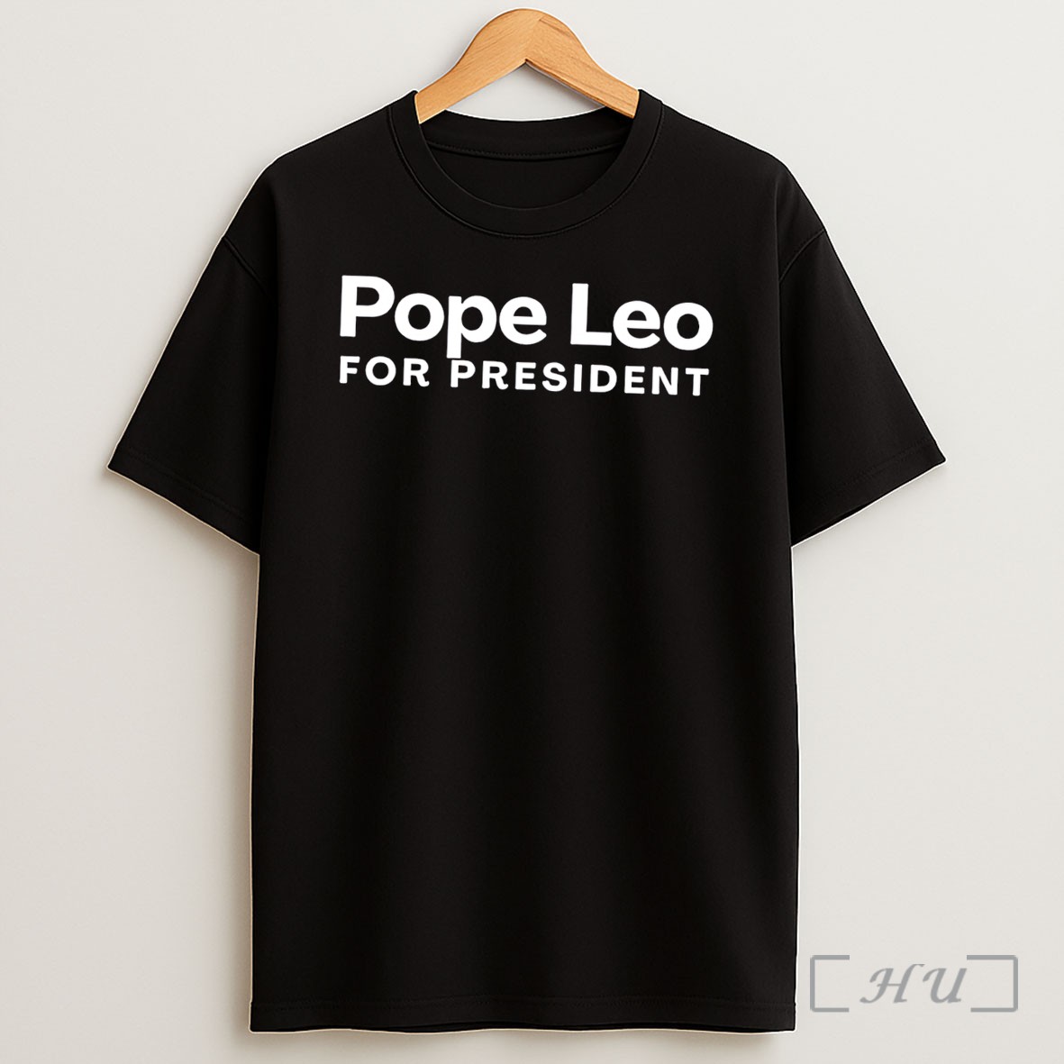 Officials Pope Leo Xiv Simple Plain Text Tee Shirt