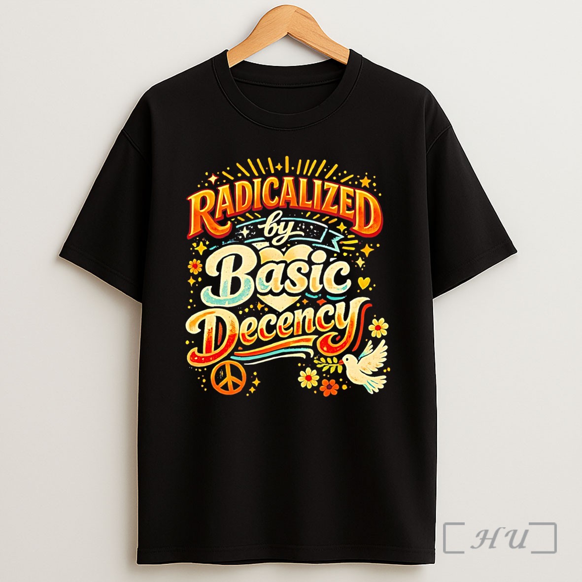 Officials Radicalized By Basic Decency Graphic Tee Shirt