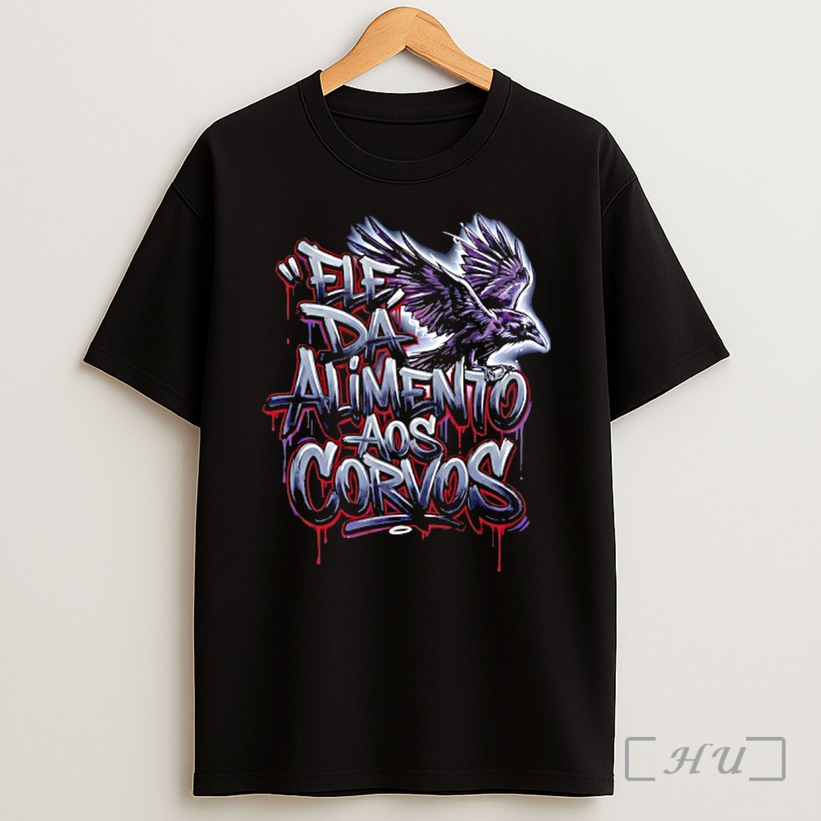 Officials Raven Ele Da Alimento Aos Corvos Shirt
