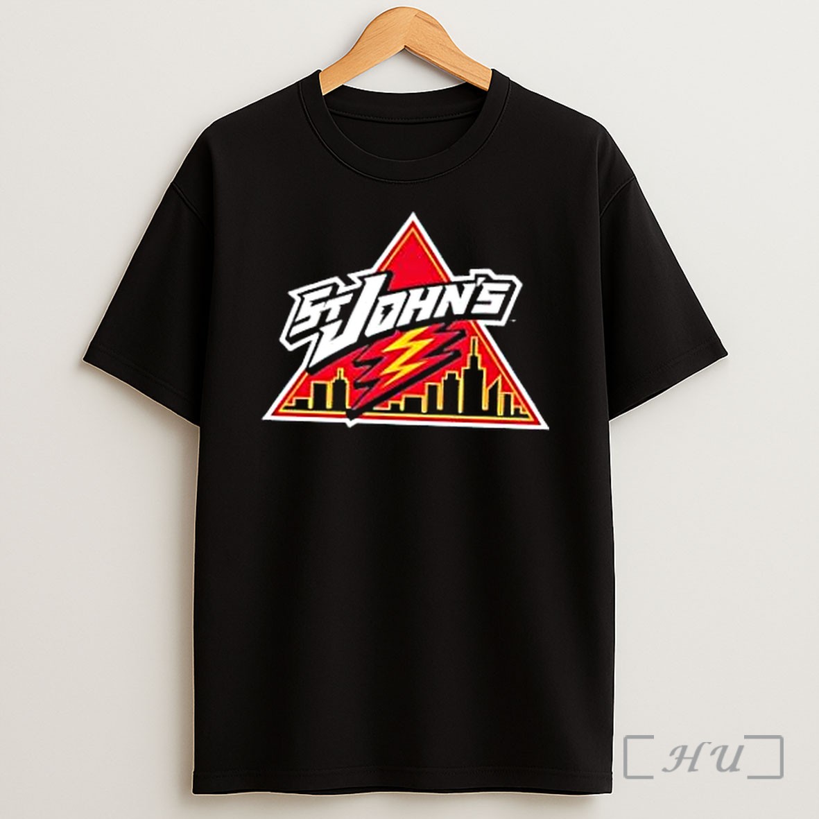 Officials St Johns City Skyline Lightning Bolt Shirt
