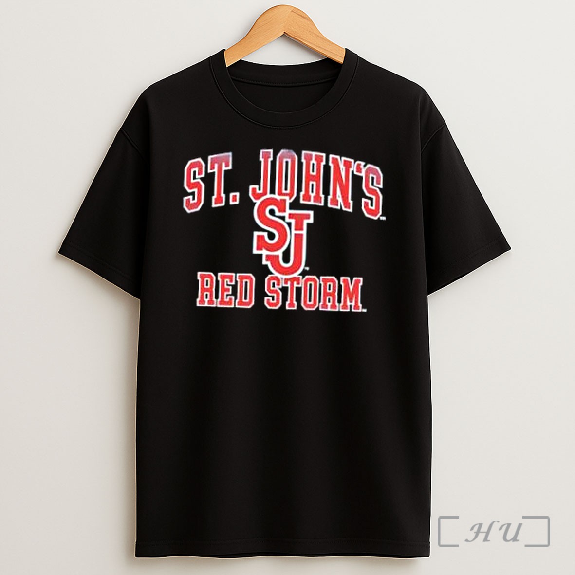 Officials St Johns Red Storm Sj Logo Distressed Shirt