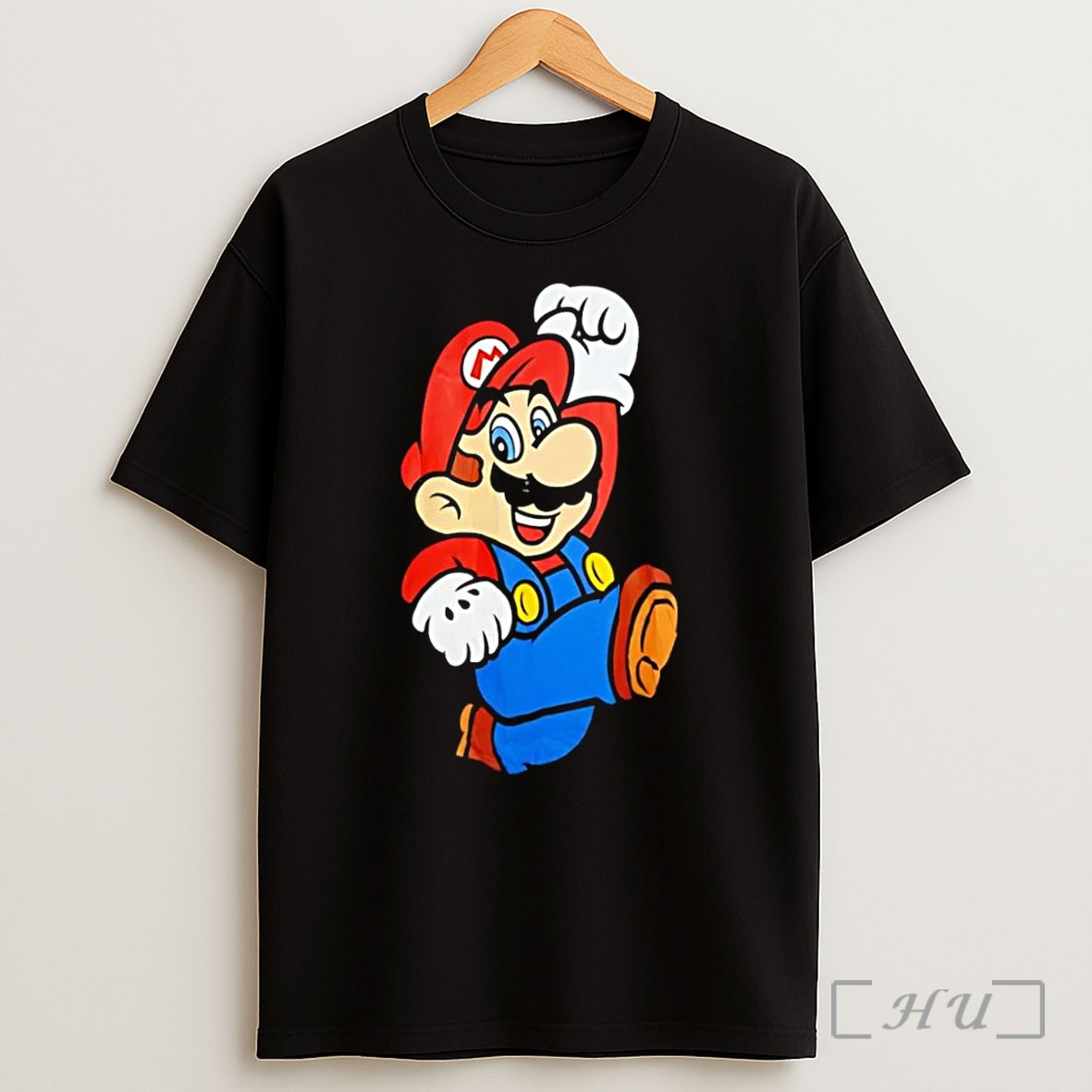 Officials Super Mario Bros Nintendo Classic Jump Action Adventure 2026 Black Shirt
