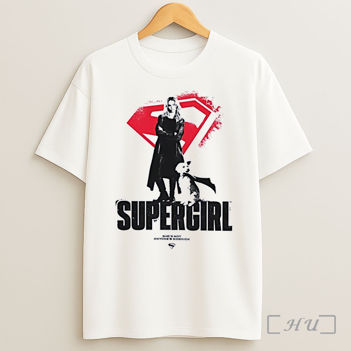 Officials Supergirl Krypto Shes Not Anyones Sidekick Dcu 2026 Superman Logo White Shirt