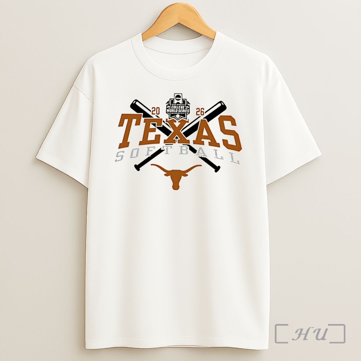 Officials Texas Longhorns 2026 Womens College World Series Bound Tee Shirt