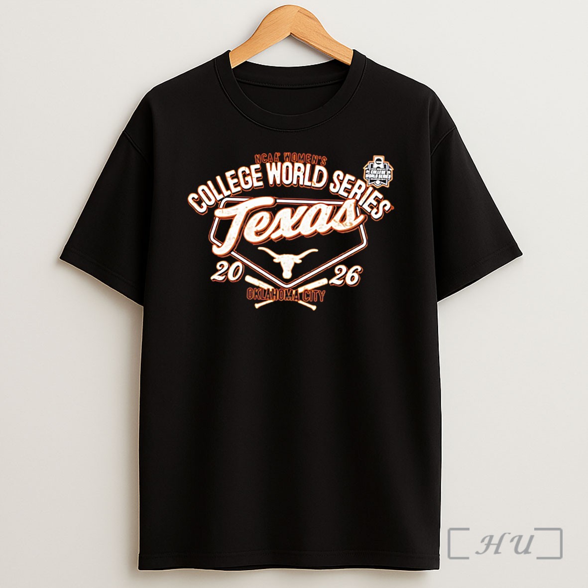 Officials Texas Longhorns 2026 Womens College World Series Tee Shirt