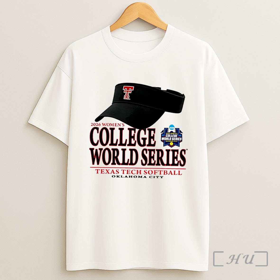 Officials Texas Tech Red Raider Softball 2026 Womens College World Series Rally Caps Tee Shirt