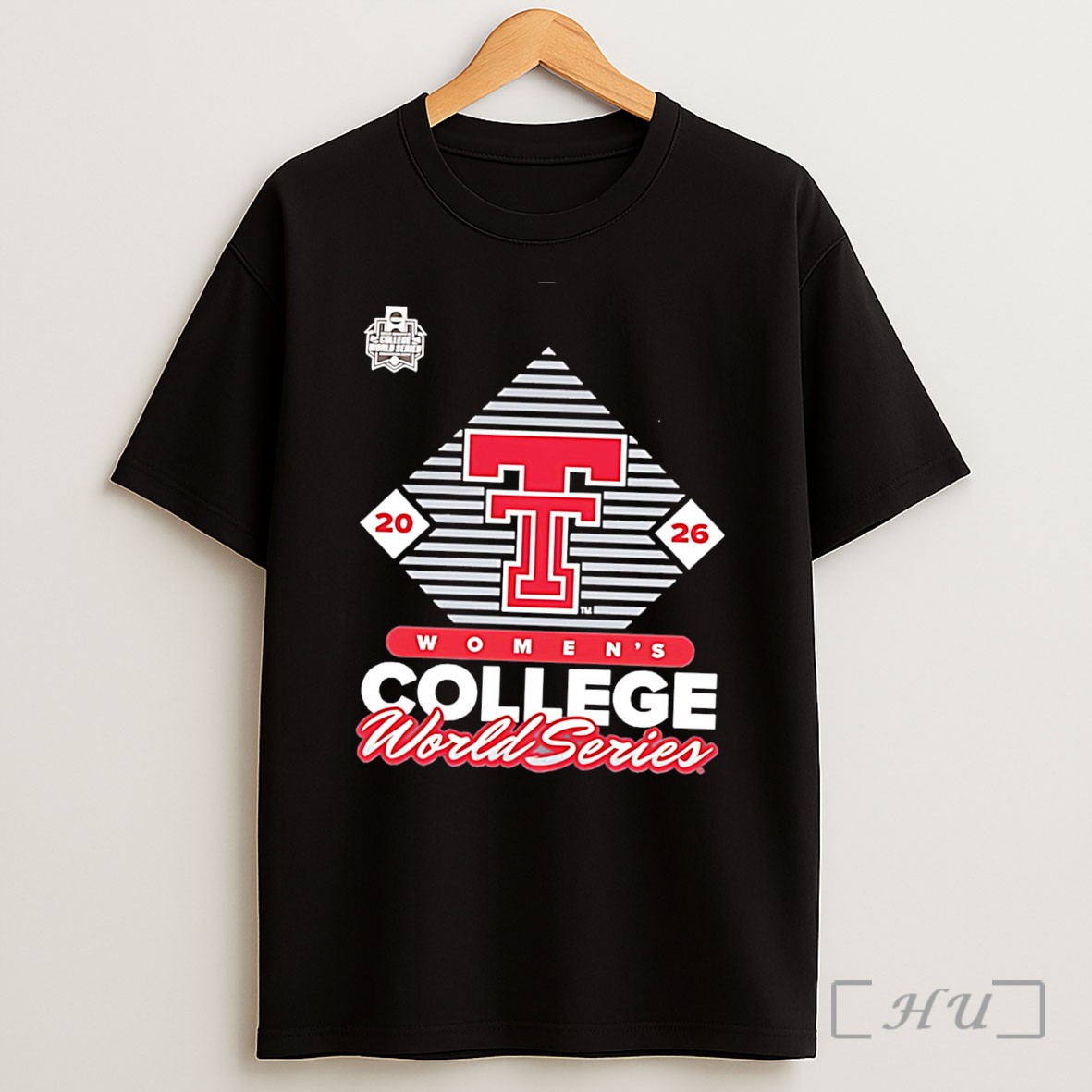 Officials Texas Tech Red Raiders 2026 Ncaa Softball Womens College World Series Scoring Title Tee Shirt