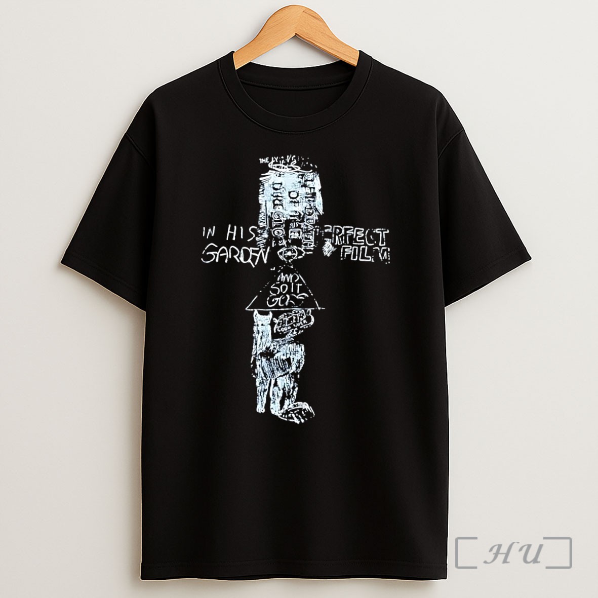 Officials The Perfect Film In His Garden And So It Goes Good Luck Mystic Animal Graphic Black Shirt