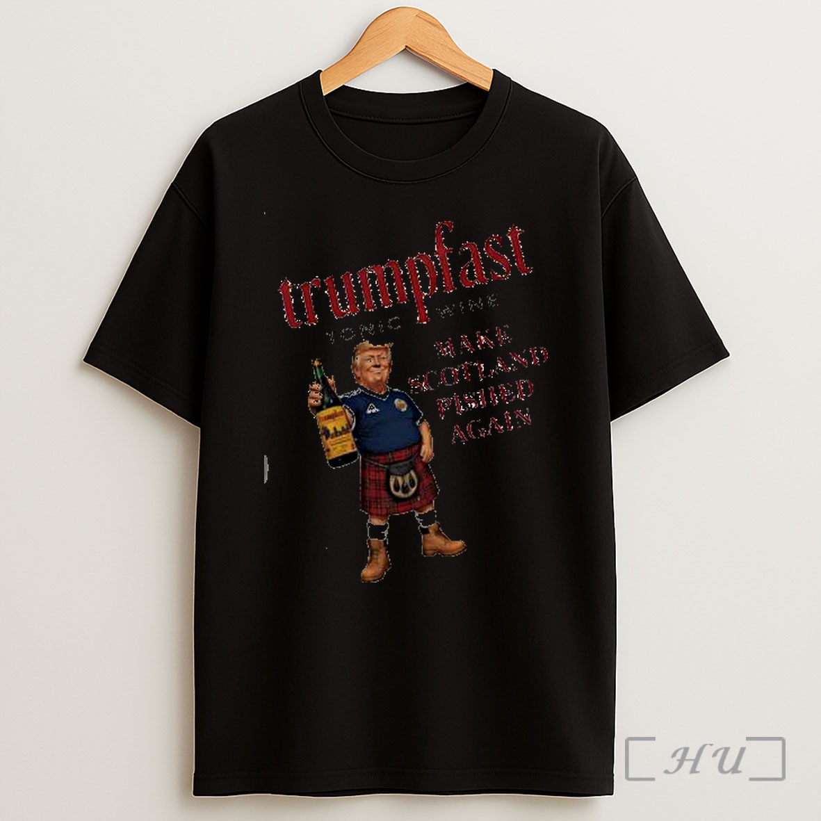 Officials Trumpfast Tonic Wine Make Scotland Pished Again Donald Trump Shirt