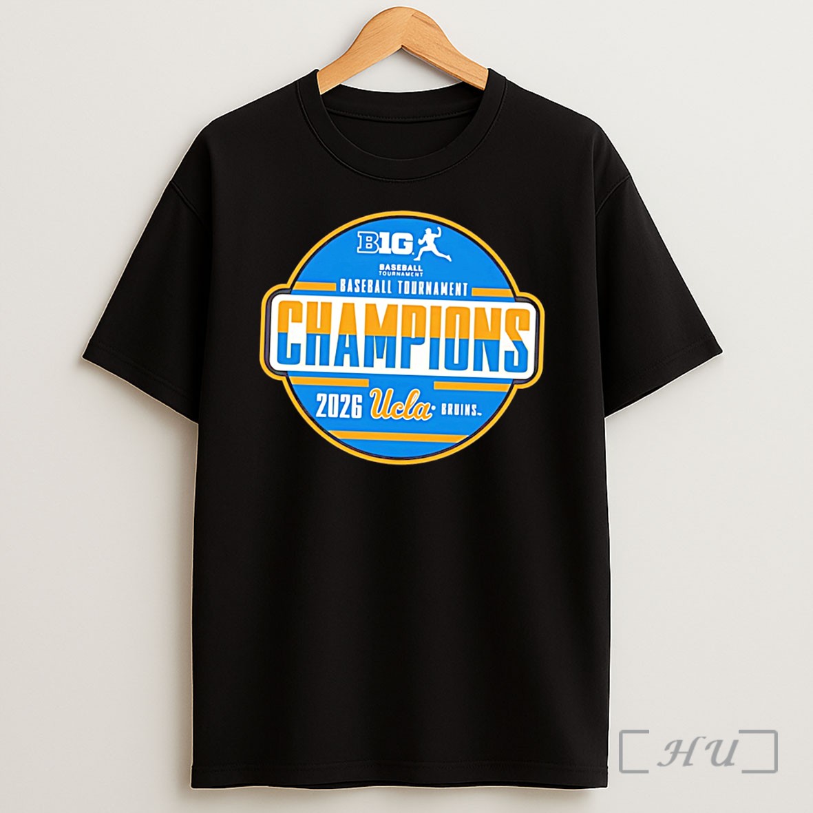Officials Ucla Bruins 2026 Big Ten Baseball Tournament Champions Locker Room Tee Shirt