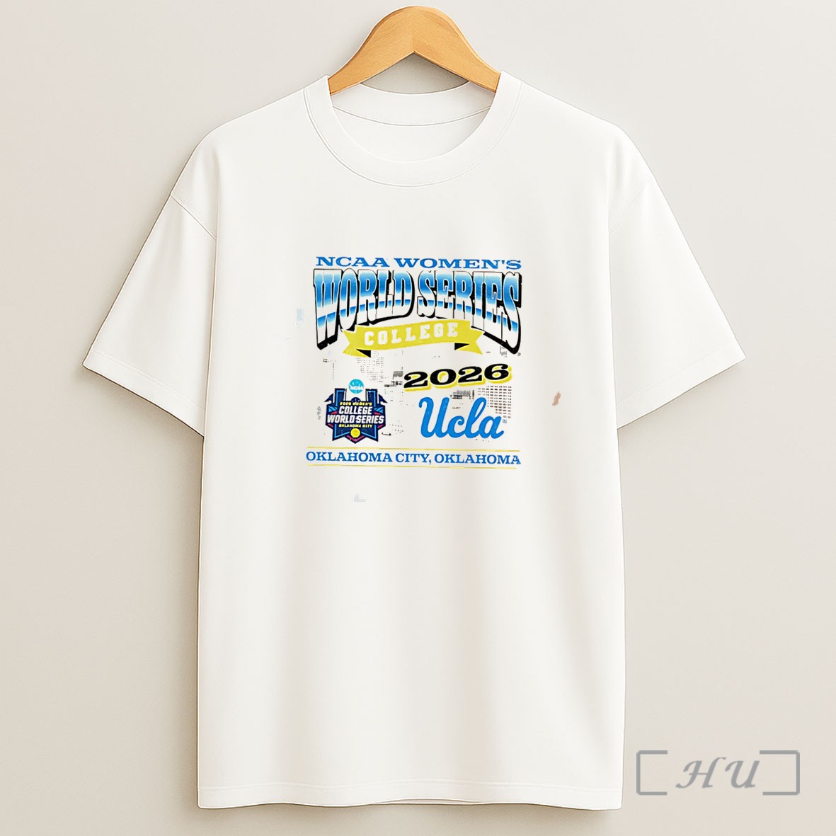 Officials Ucla Softball 2026 Womens College World Series Skyline Tee Shirt