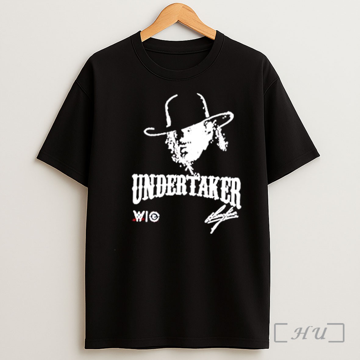Officials Undertaker Hat Silhouette Wwe Signature Shirt