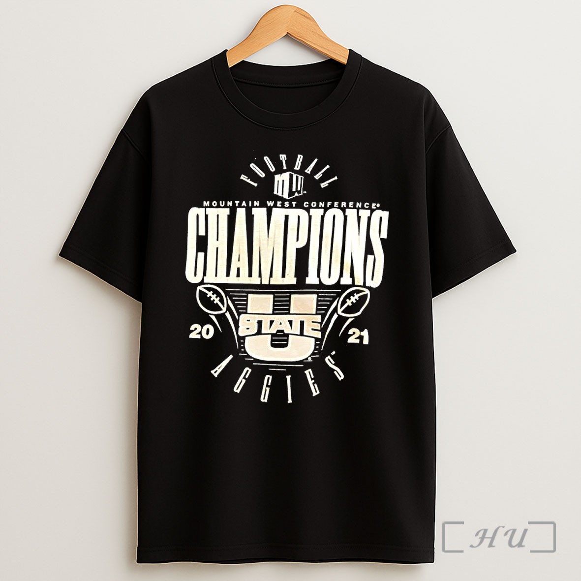 Officials Utah State Aggies Ncaa Football Mountain West Conference Champions 2021 Shirt