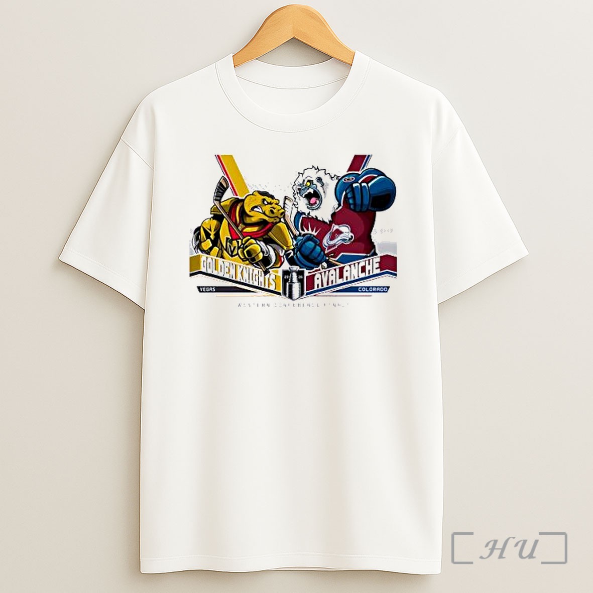 Officials Vegas Golden Knights Vs Colorado Avalanche Western Conference Finals 2026 Hockey Mascot Shirt