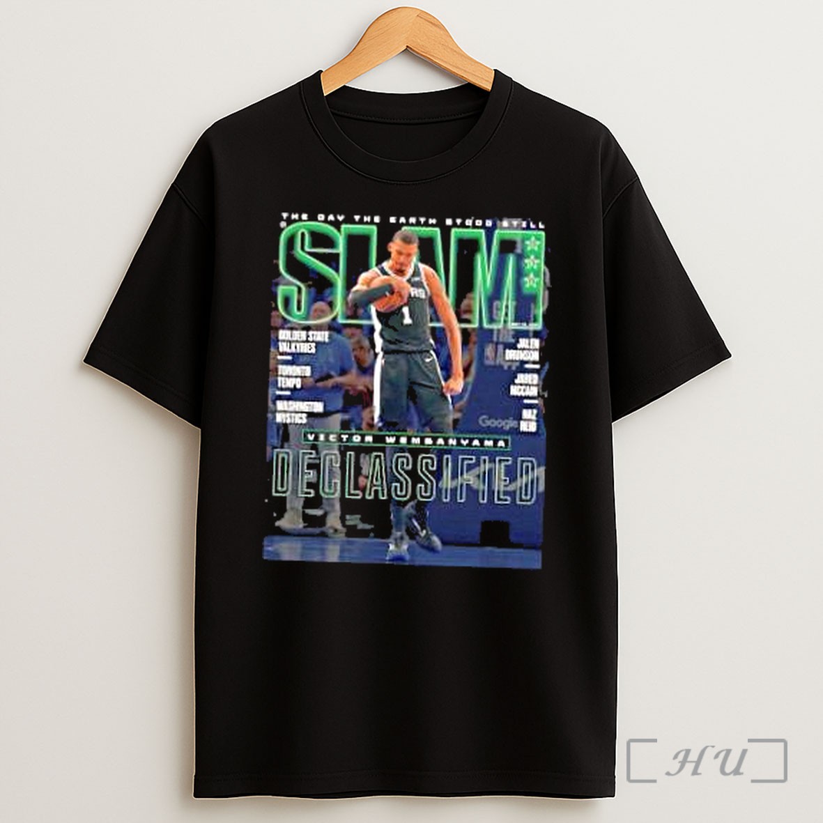 Officials Victor Wembanyama San Antonio Spurs Nba Slam Cover Number 1 Shirt