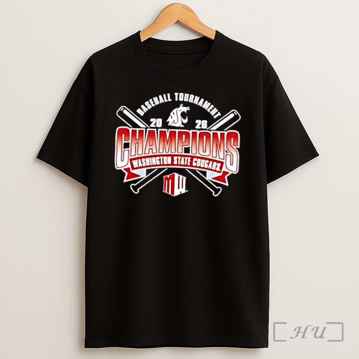 Officials Washington State Cougars 2026 Baseball Tournament Champions Shirt