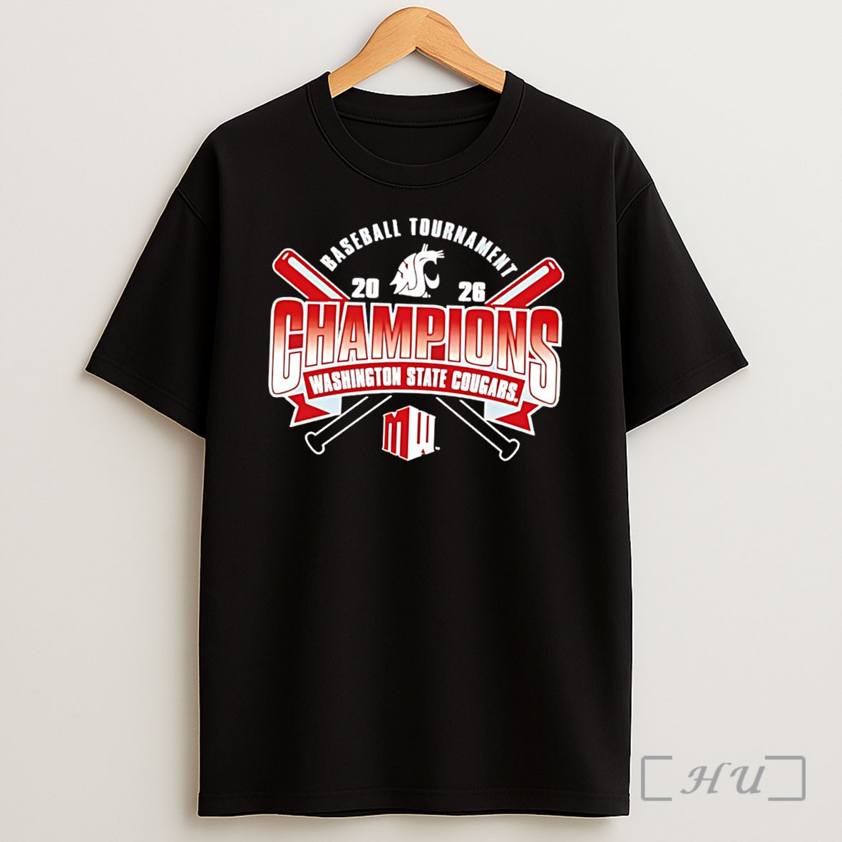 Officials Washington State Cougars 2026 Mountain West Baseball Tournament Champions Tee Shirt