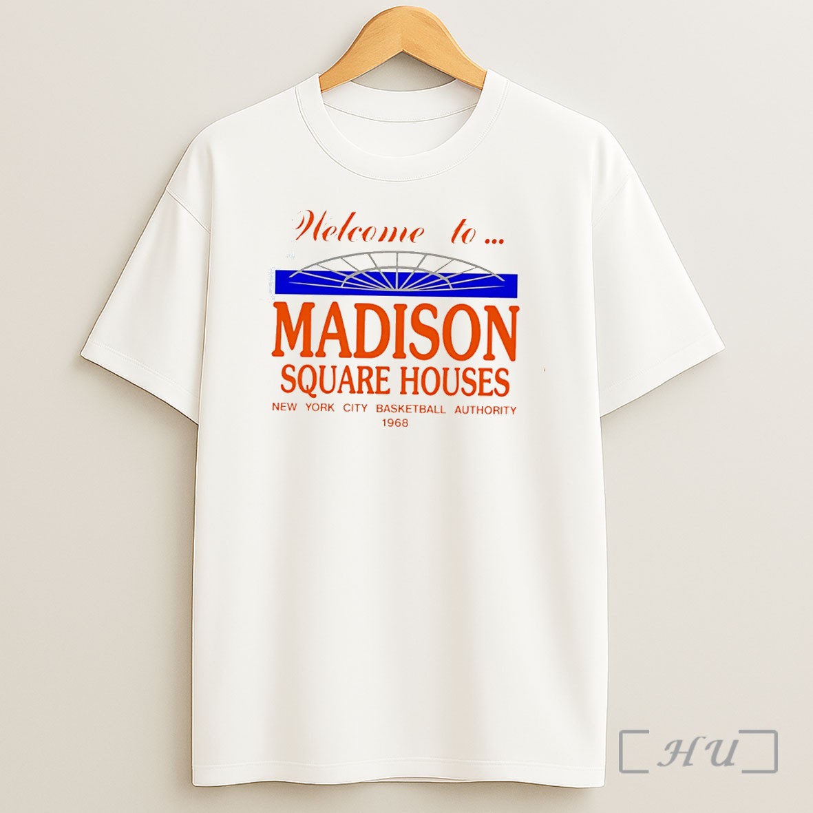 Officials Welcome To Madison Square Houses New York Knicks Tee Shirt