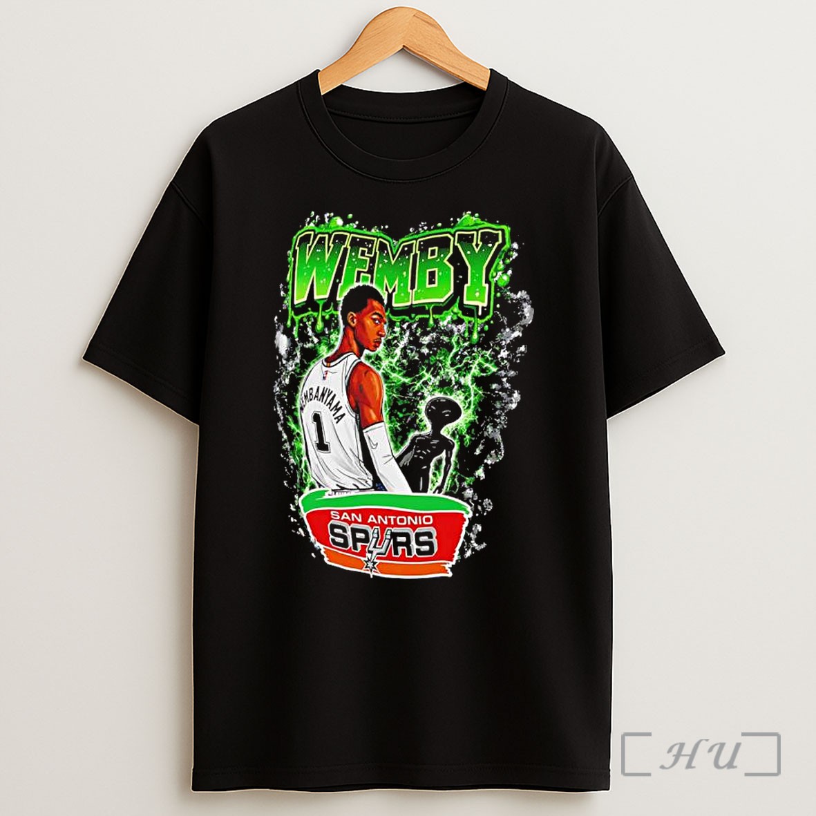 Officials Wemby Alien Victor Wembanyama San Antonio Spurs Shirt