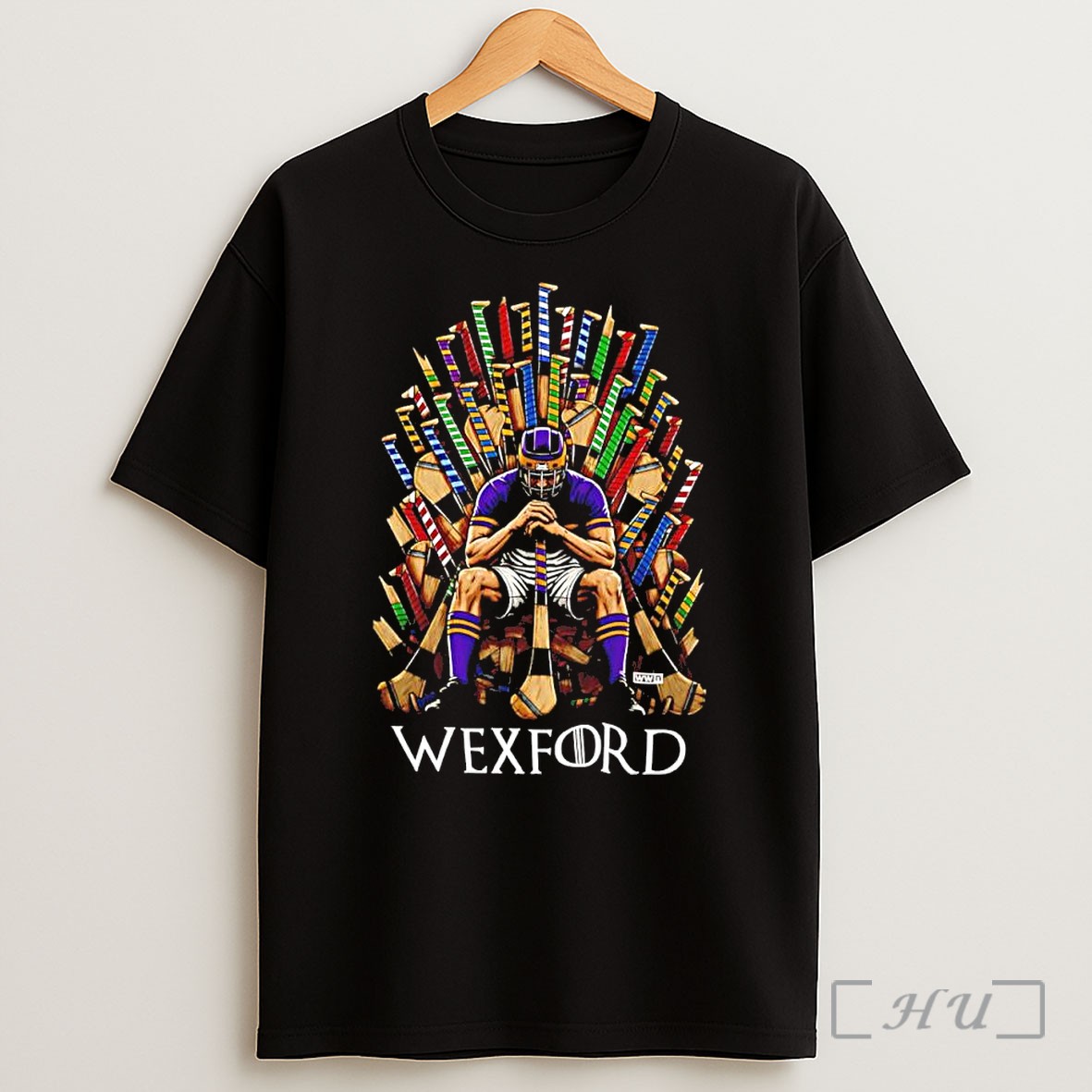 Officials Wexford Hurler Hurleys Throne Game Of Thrones Parody Shirt