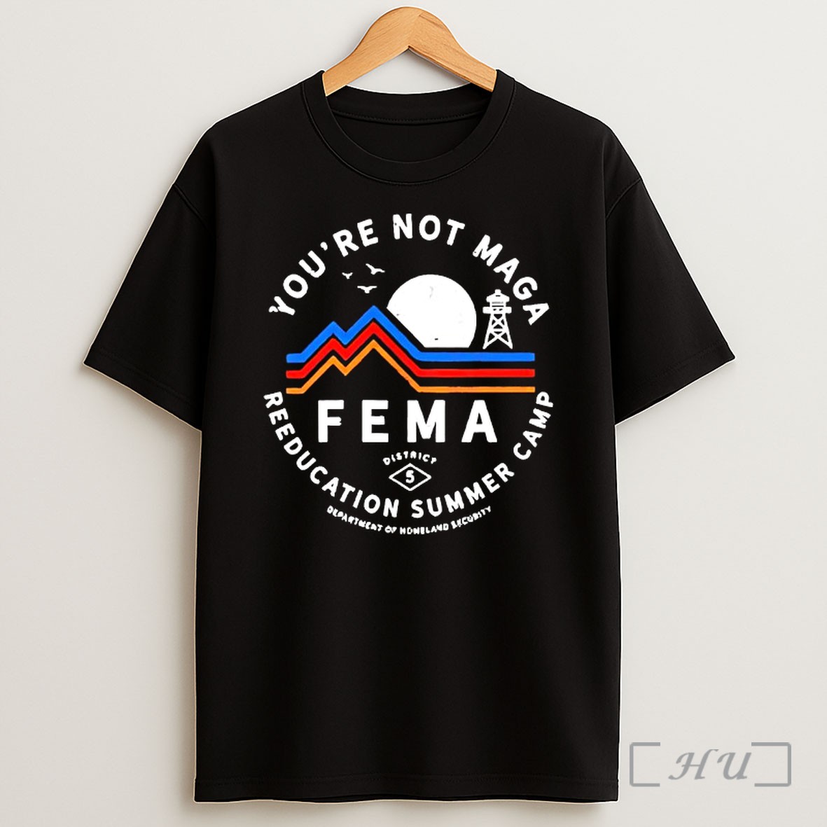 Officials Youre Not Maga Reeducation Summer Camp Shirt