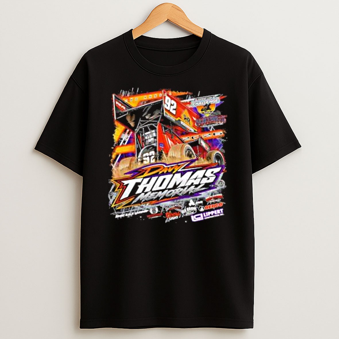 Original Davy Thomas Memorial 92 Sprint Car Challenge Tour California 2026 T Shirt