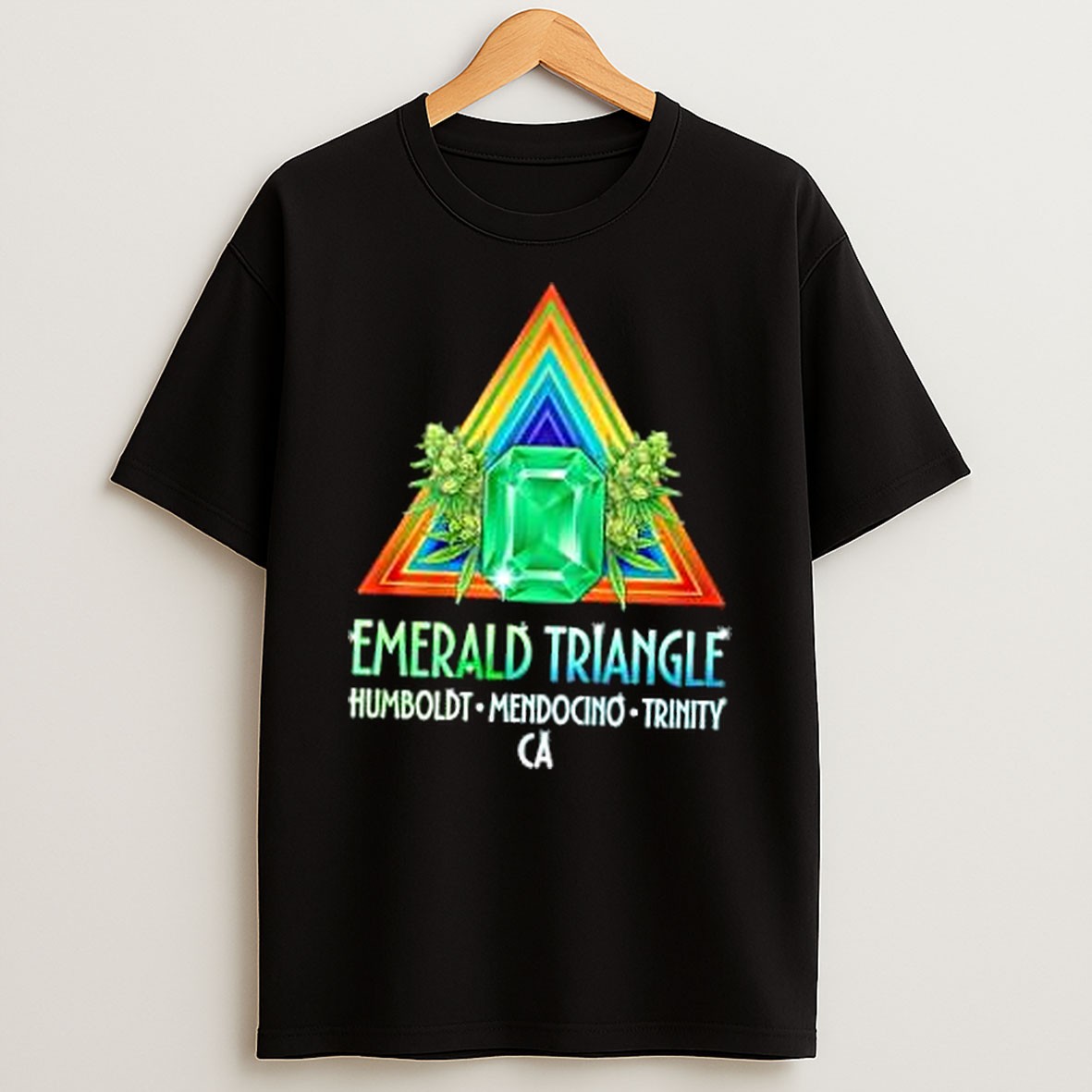 Original Emerald Triangle Humboldt Mendocino Trinity T Shirt