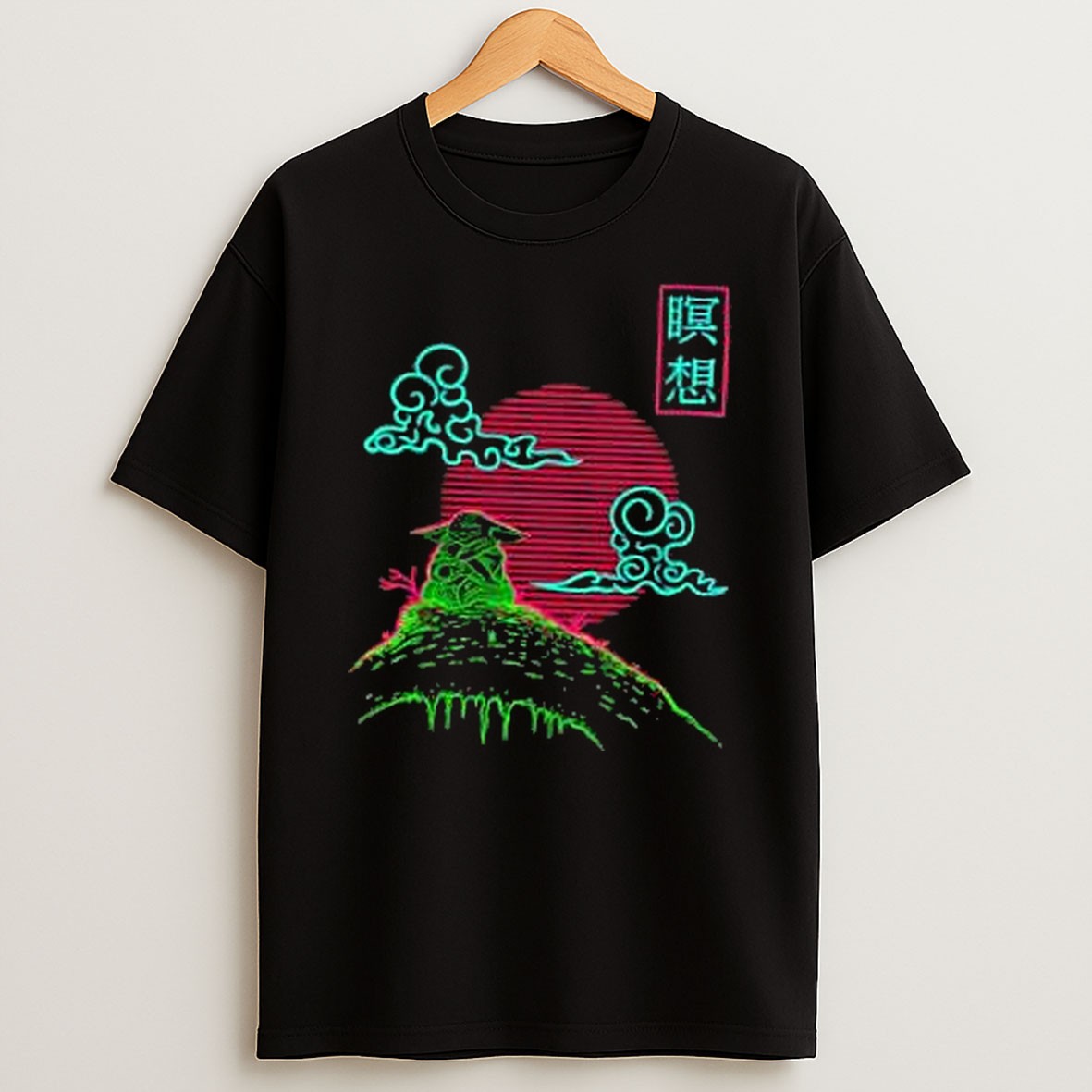 Original Grogu Star Wars Meditation T Shirt