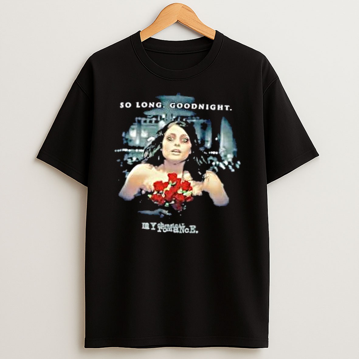 Original My Chemical Romance The Black Parade Black Parade Bride So Long Goodnight T Shirt
