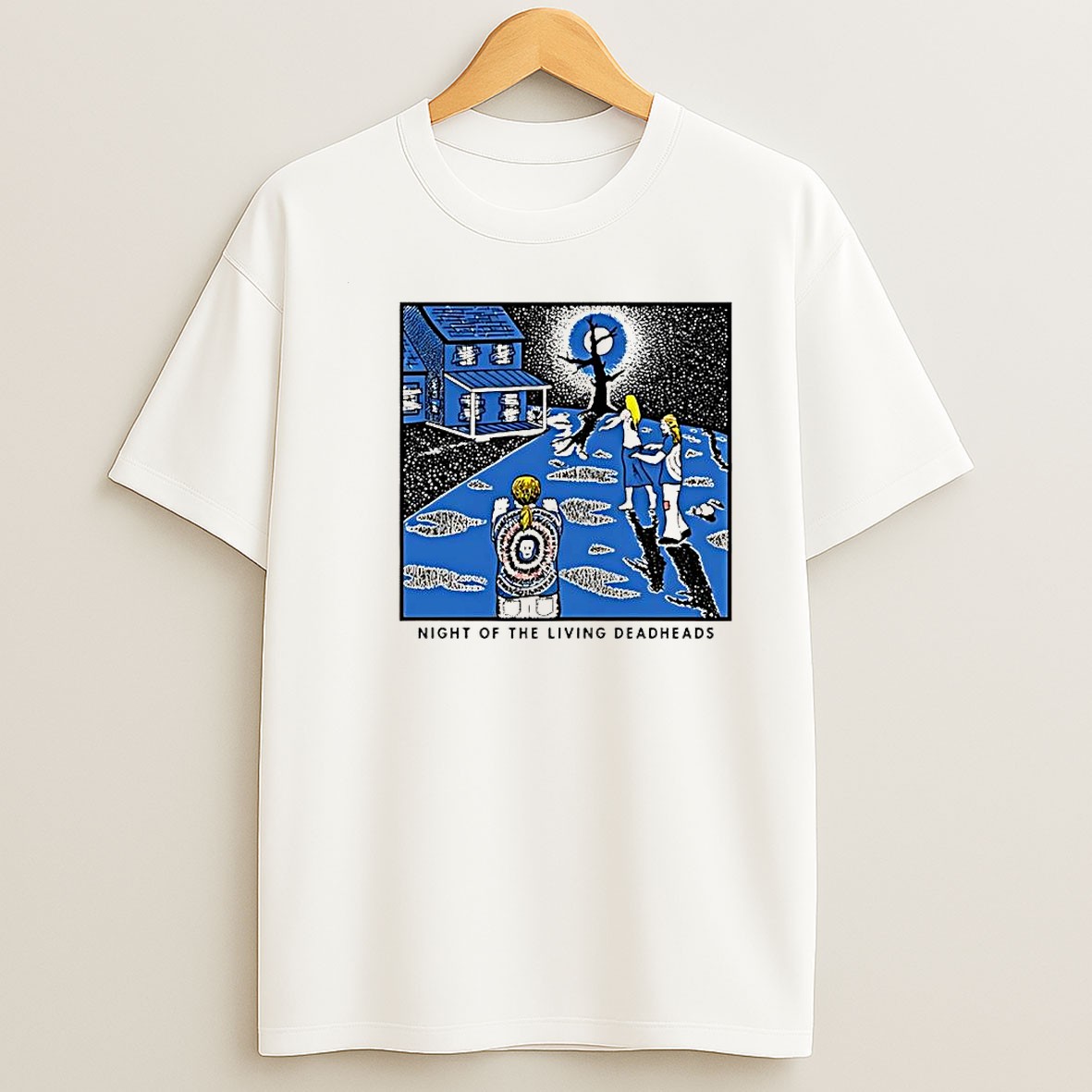 Original Night Of The Living Deadheads Zombie Picture T Shirt