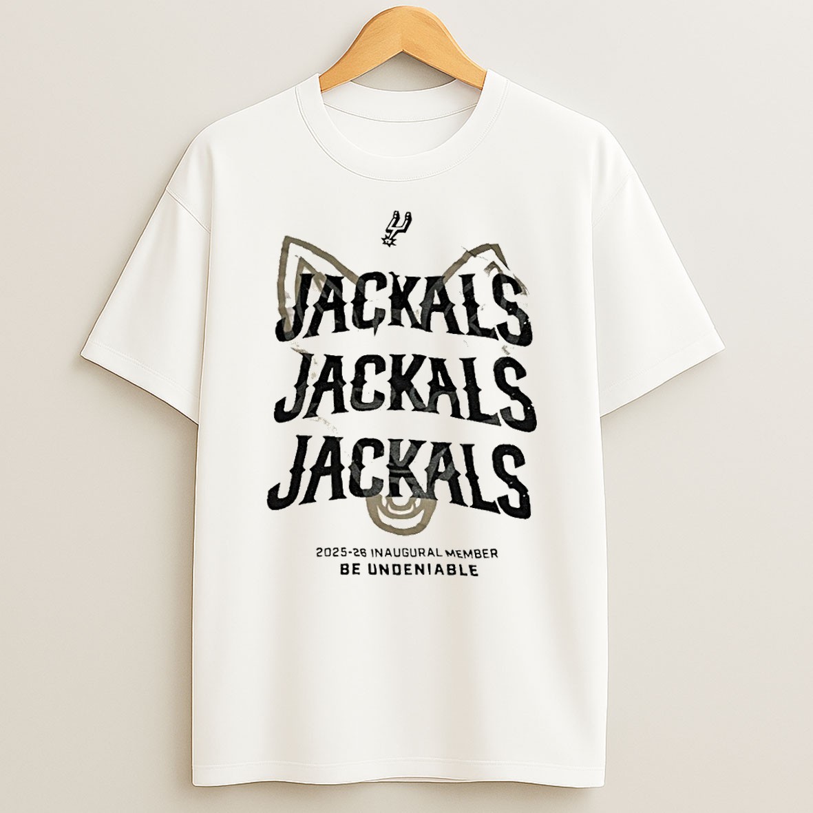 Original Spurs Jackals 2025 26 Inaugural Member Be Undeniable Basketball Nba Graphic T Shirt