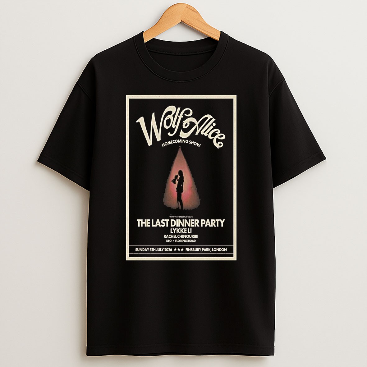 Original Wolf Alice London Uk July 5 2026 1 T Shirt