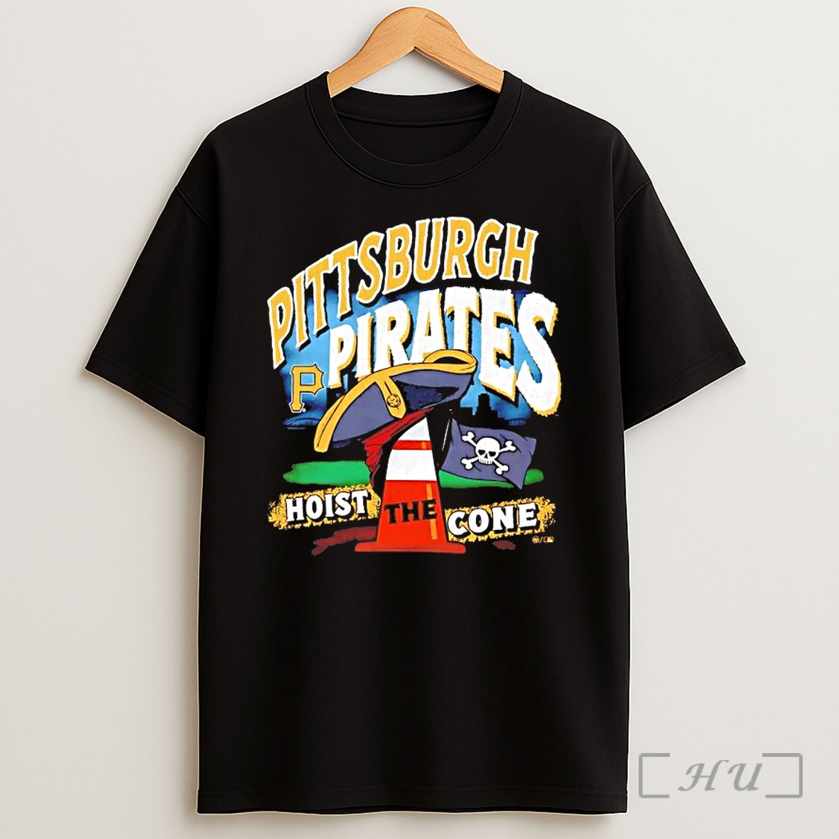 Pittsburgh Pirates 47 Hoist The Cone Regional Franklin T Shirt