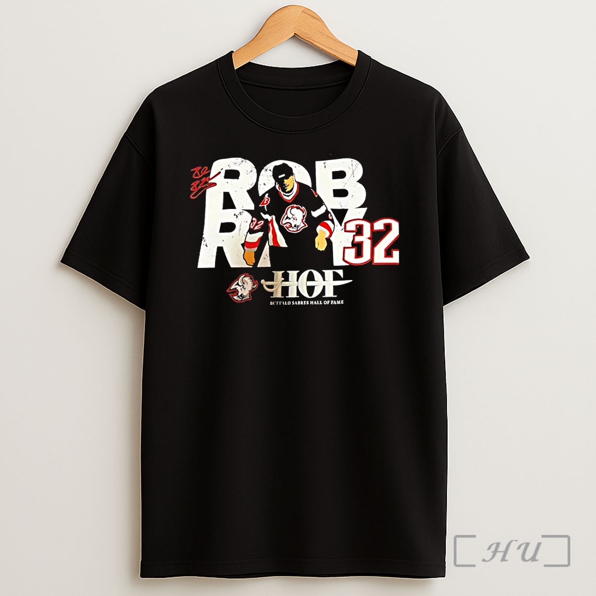 Rob Ray Buffalo Sabres Hall Of Fame T Shirt
