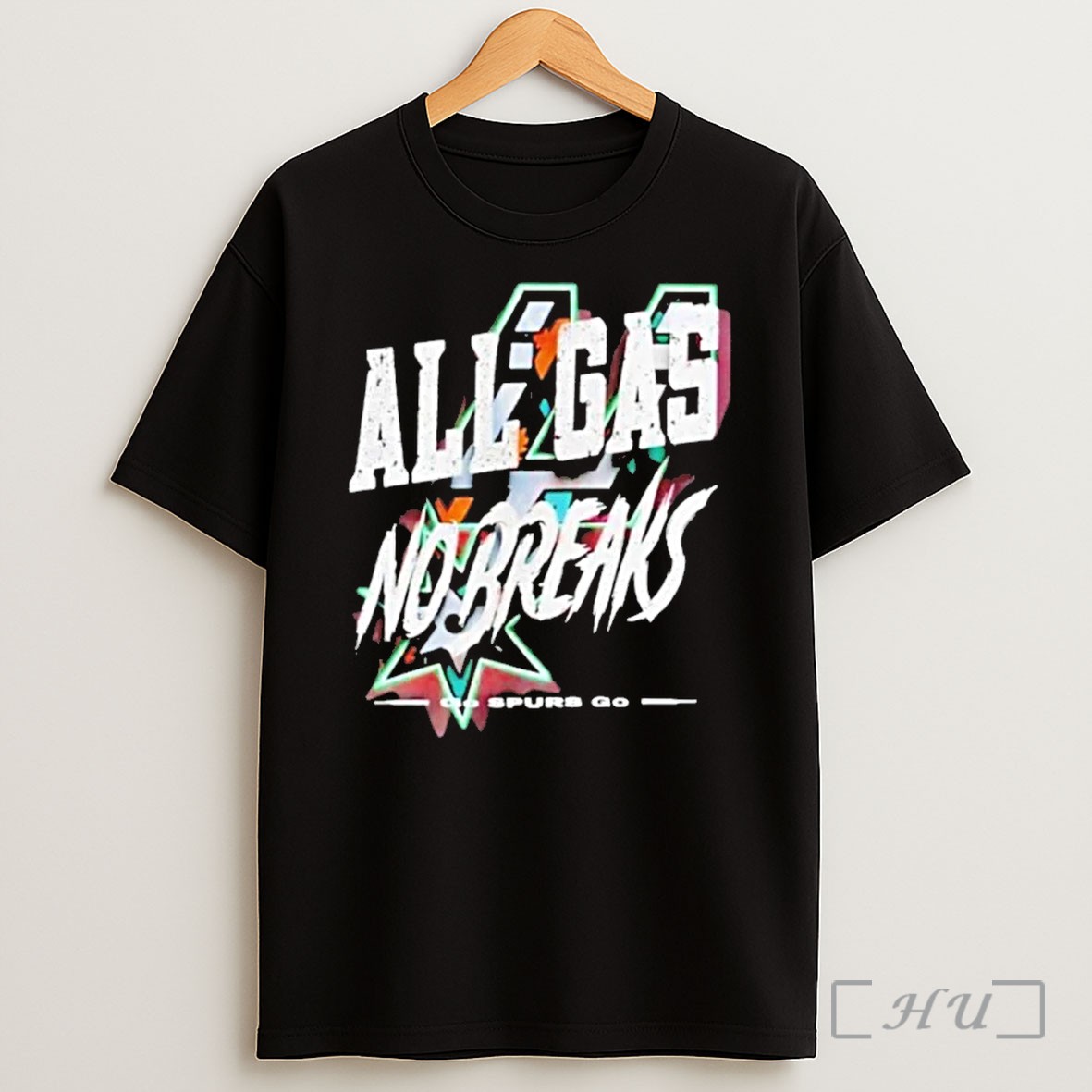 San Antonio Spurs All Gas No Brakes Go Spurs Go 2026 T Shirt