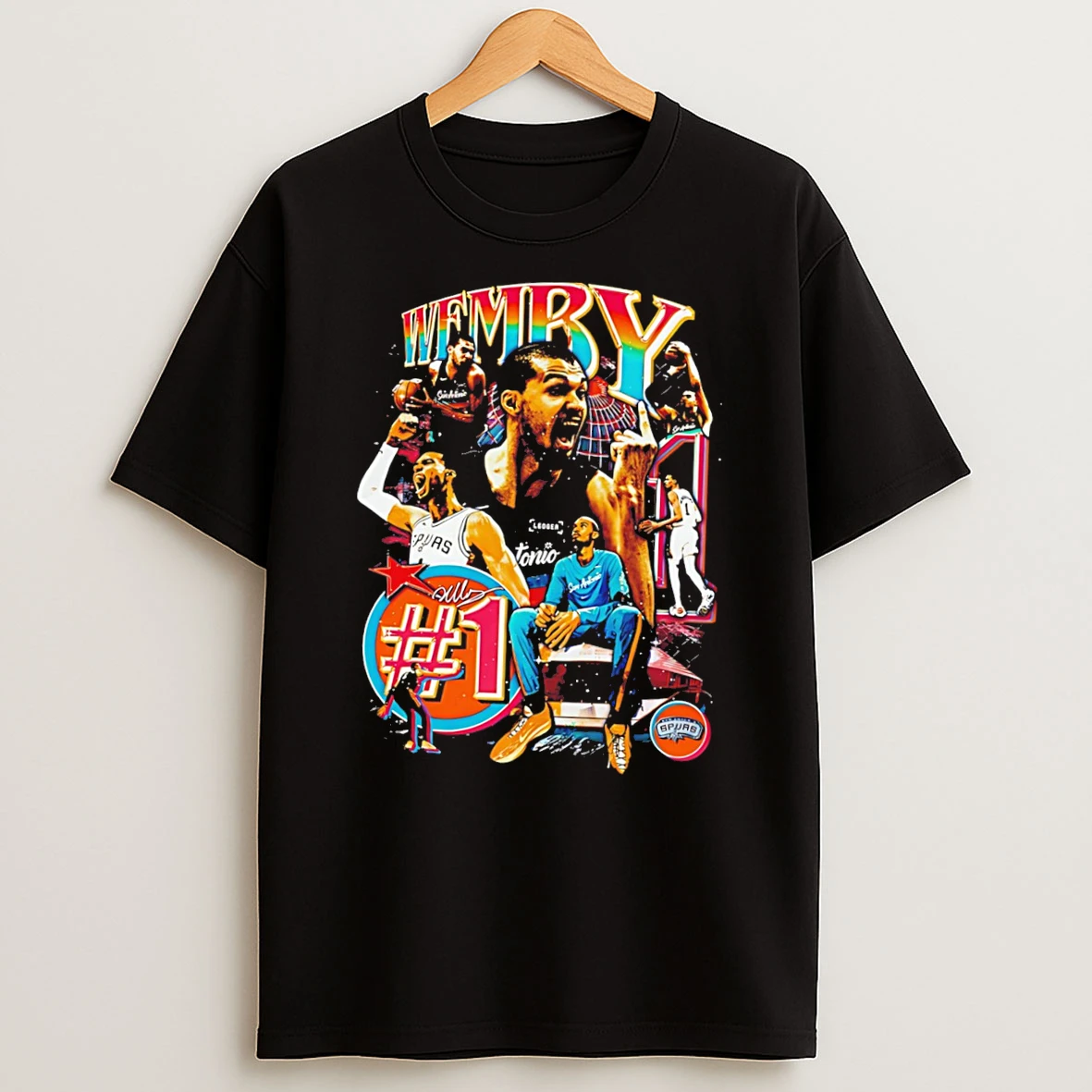 San Antonio Spurs Wemby Victor Wembanyama Illustration Tee Tshirt Hoodie