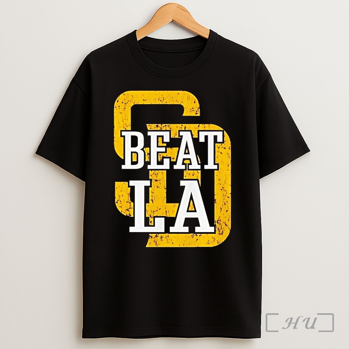 San Diego Padres Beat Los Angeles Dodgers Logo T Shirt