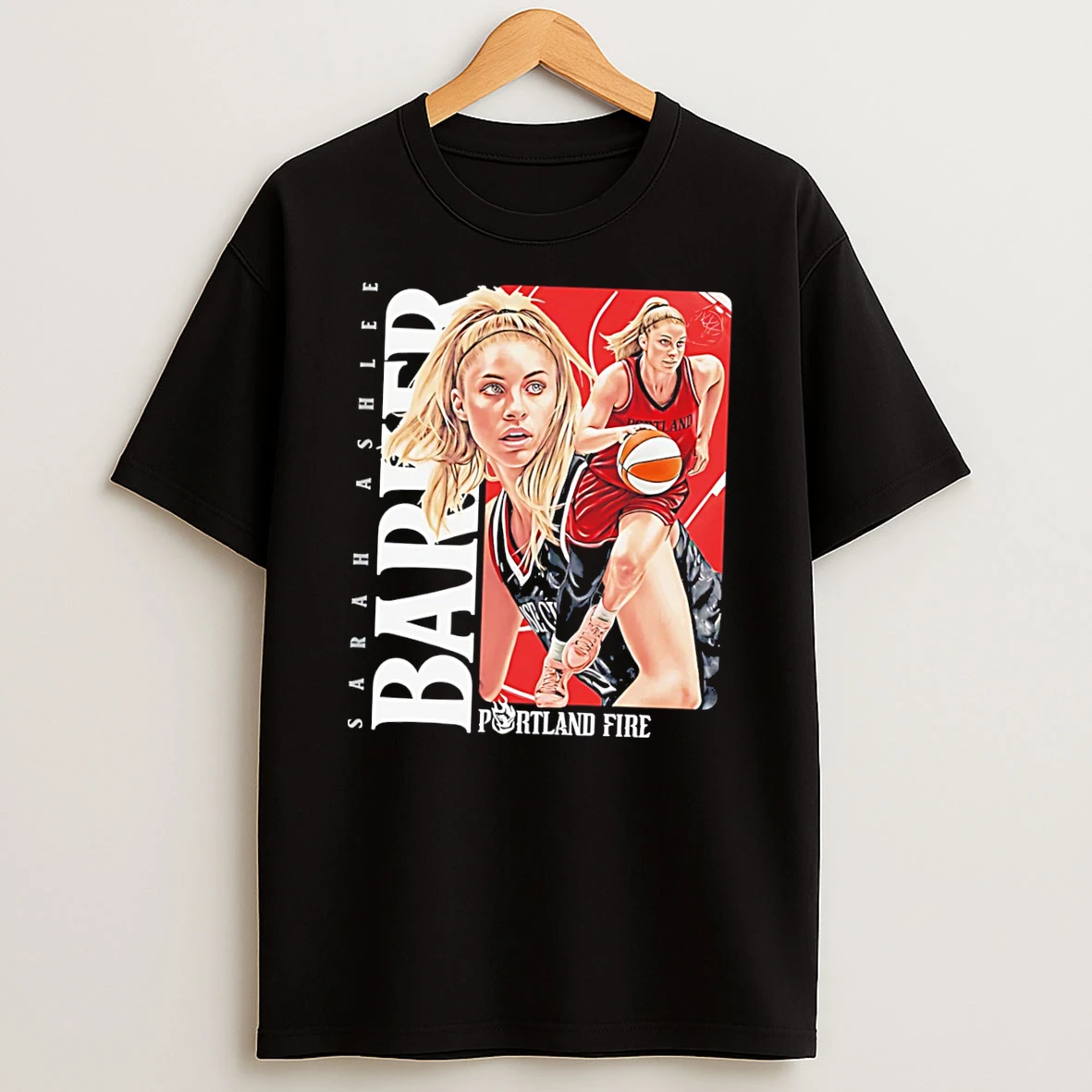 Sarah Ashlee Barker Portland Fire Illustration Tee Tshirt Hoodie