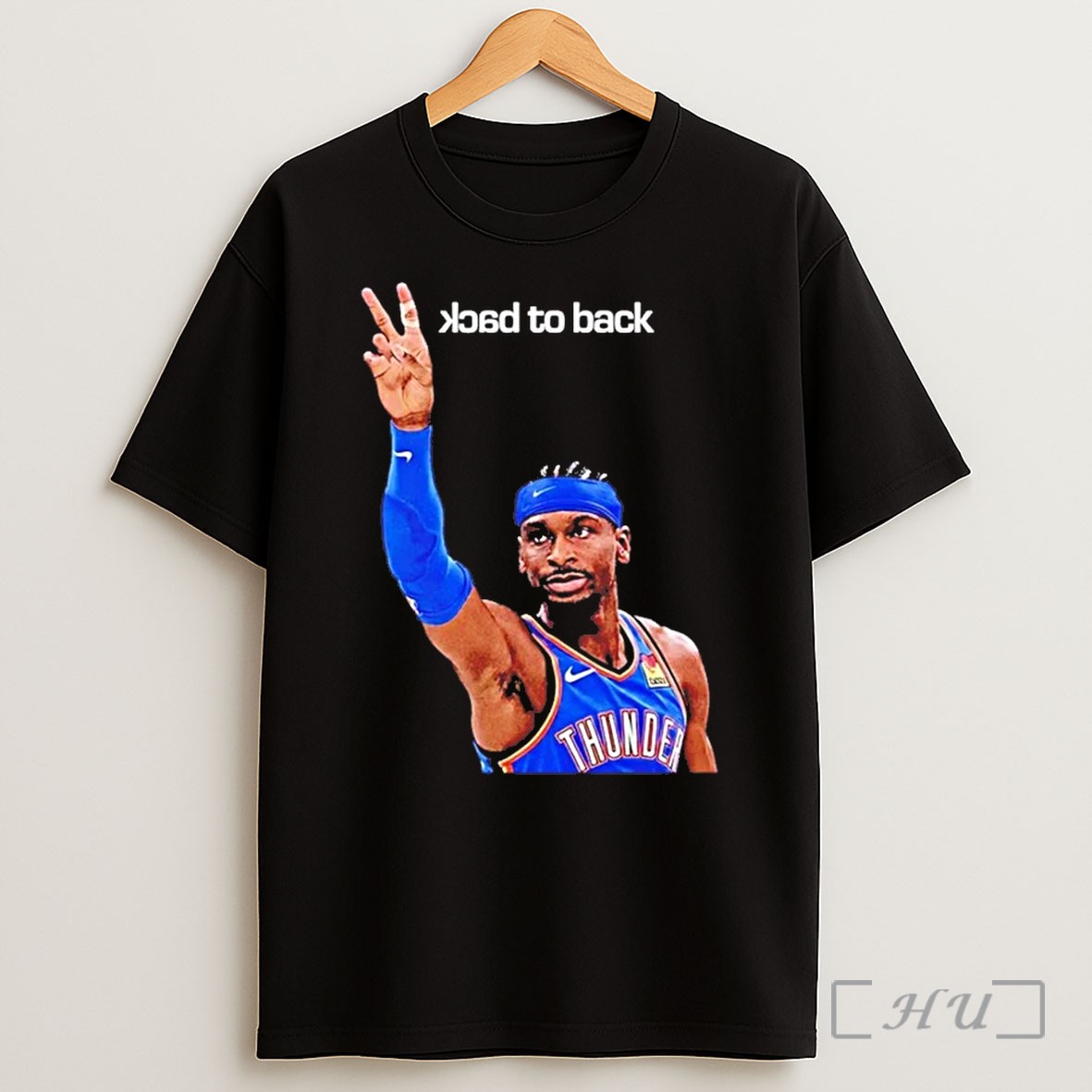 Shai Gilgeous Alexander Back To Back Two Finger Salute T Shirt