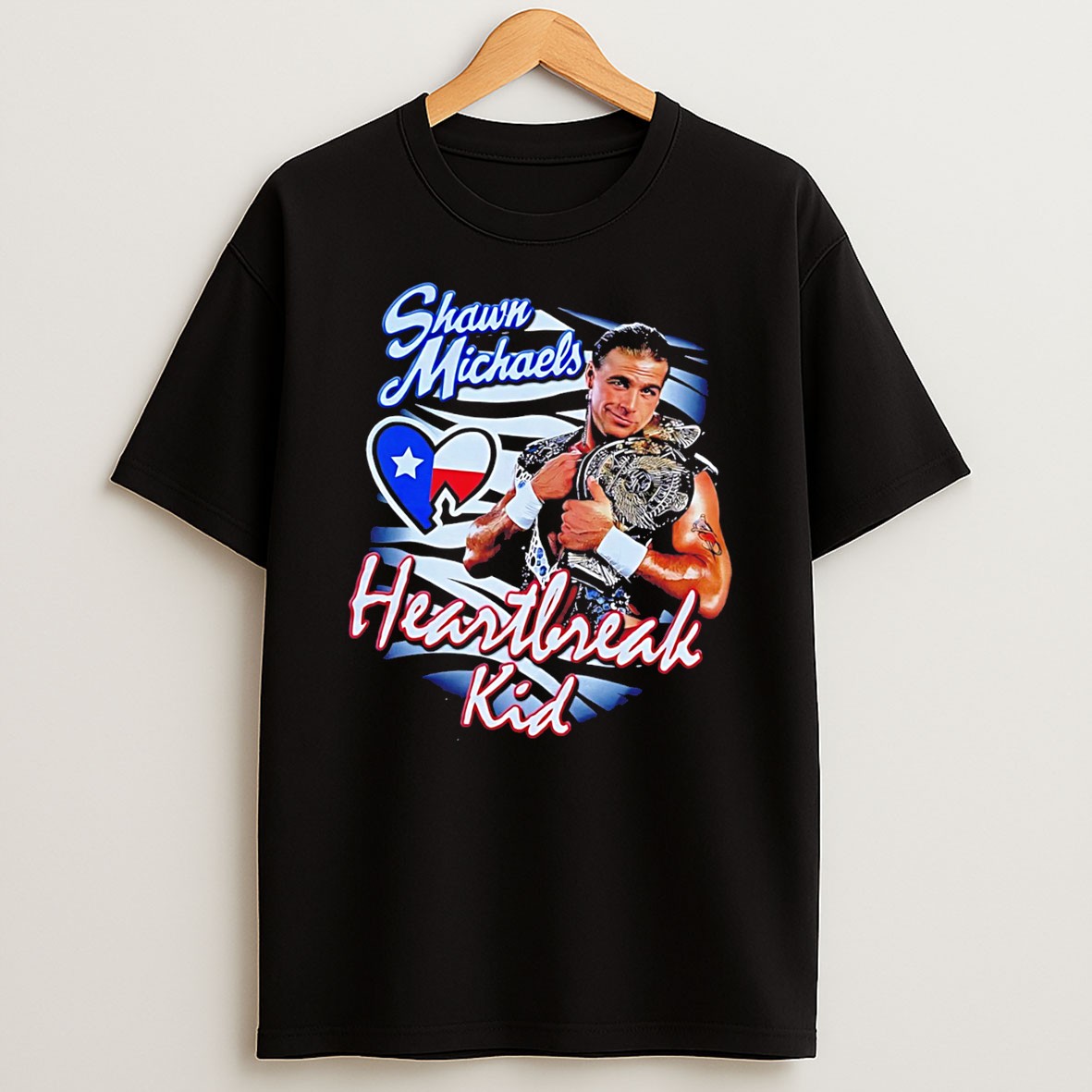 Shawn Michaels Heartbreak Kid Graphic Tee T Shirt