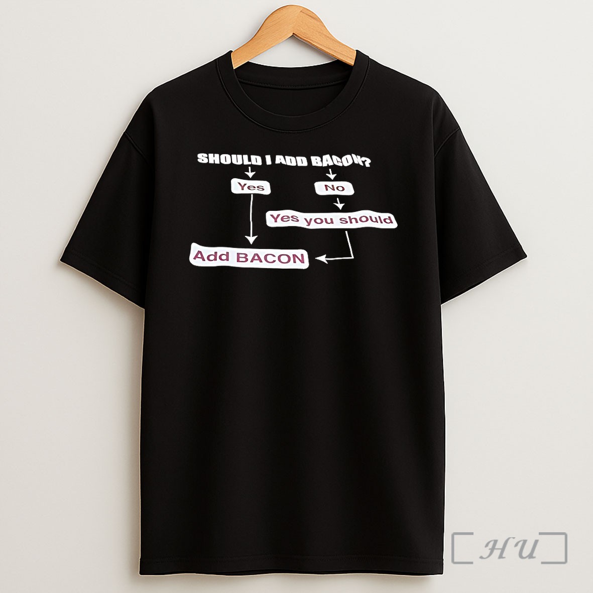 Should I Add Bacon Yes No Yes You Should Add Bacon T Shirt