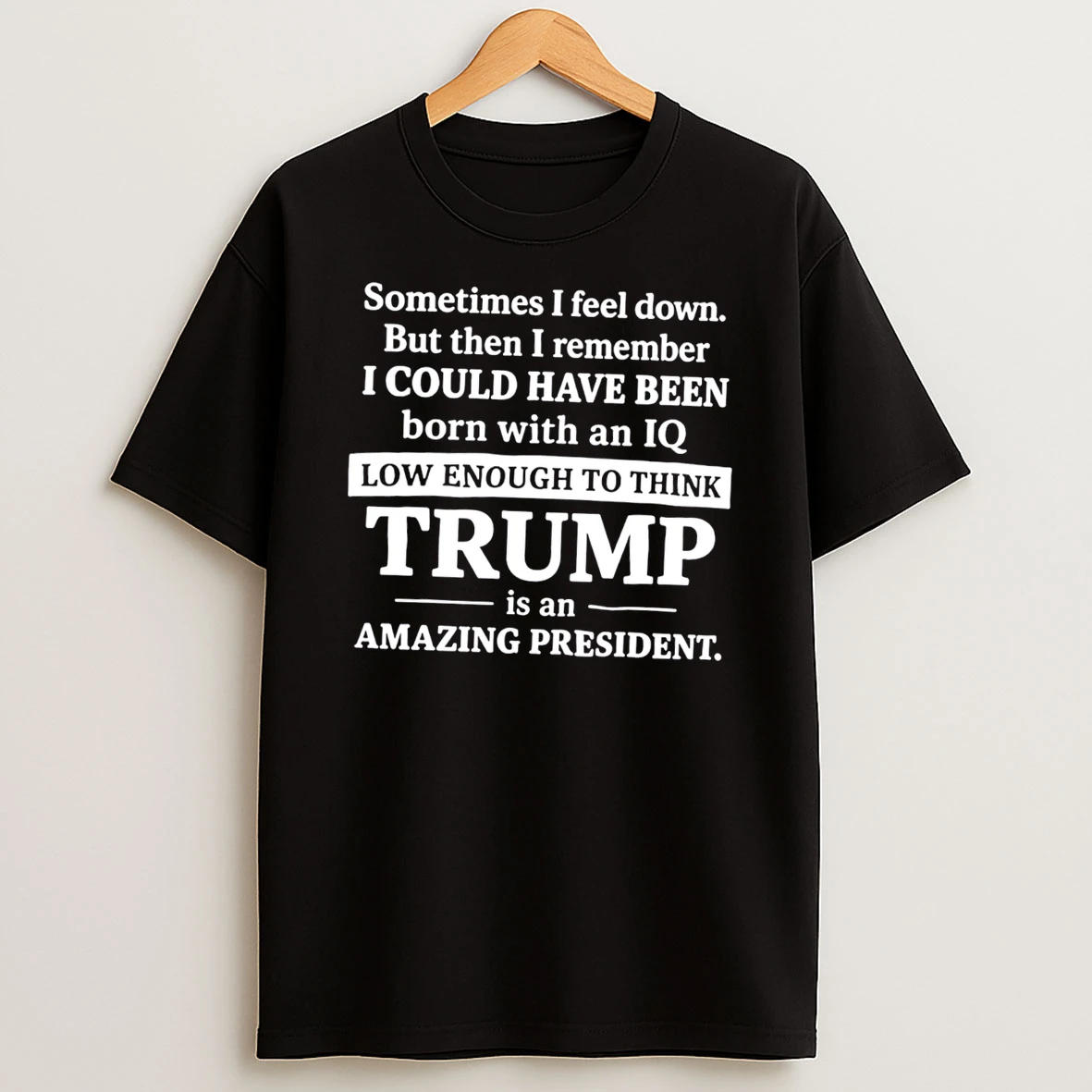 Sometimes I Feel Don But Then I Remember I Could Have Been Born With An Iq Low Enough To Think Trump Tee Tshirt Hoodie