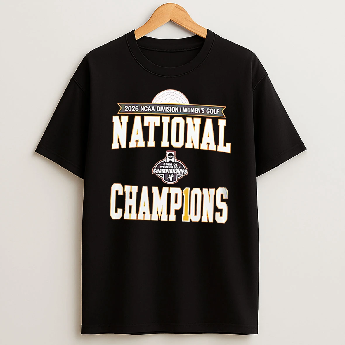 Stanford Cardinal Golf National I Division Champions 2026 Tee Tshirt Hoodie