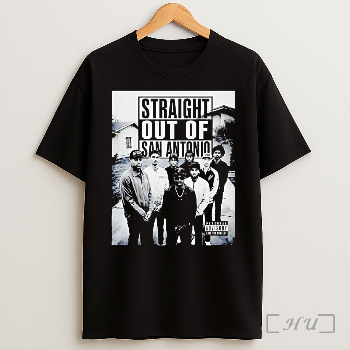 Straight Out Of San Antonio Spurs T Shirt